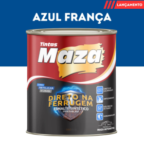MAZA ESM SINT DIRETO NA FERRUGEM AZUL FRANCA 900ML - UND